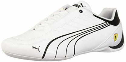 Picture of PUMA Men's Scuderia Ferrari Kart Cat Sneaker, White Black-Galaxy Blue, 10 M US - Size: 10