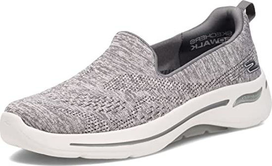 Picture of Skechers Go Walk Arch Fit Heathered Slip-On Charcoal 7 B (M) - Size: 7