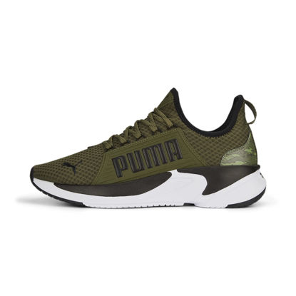 Picture of PUMA Men's SOFTRIDE Premier Slip On Sneaker, Tiger Camo Green Moss Black, 13 - Size: 13