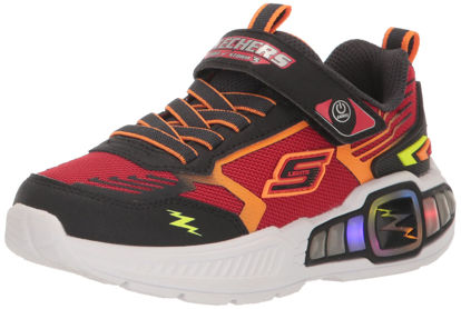 Picture of Skechers Boy's Light Storm 3 Sneaker, Black/Red, 1 Little Kid - Size: 1 Little Kid