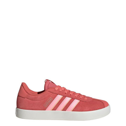 Picture of adidas Women's VL Court 3.0 Sneaker, Preloved Scarlet/Pink Spark/Almost Yellow, 10.5 - Size: 10.5