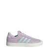 Picture of adidas Women's VL Court 3.0 Sneaker, Ice Lavender/Semi Flash Aqua/Solar Red, 7 - Size: 7