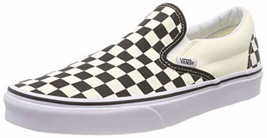 Picture of Vans Classic Slip-on (6.5 B(M) US Women/5 D(M) US Men, Black/Off White Check) - Size: 6.5 Women/5 Men