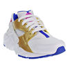 Picture of Nike Huarache Run (GS) Big Kids Shoes White/Metallic Gold/Racer Blue 654280-109 (4.5 M US) - Size: 4.5 Big Kid