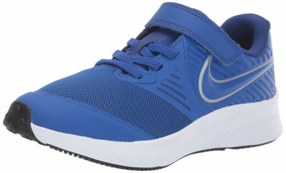 Picture of Nike Boy's Star Runner 2 (PSV) Sneaker, Game Royal/Metallic Silver, 12C Child US Little Kid - Size: 12C Child US Little Kid