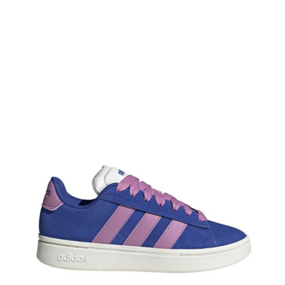 Picture of adidas Women's Grand Court Alpha 00s Sneaker, Semi Lucid Blue/Preloved Purple/Off-White, 7.5 - Size: 7.5