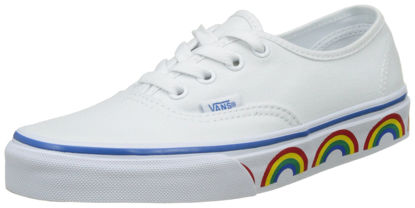 Picture of Vans Women's Low-Top Sneakers, White Rainbow Tape True White Blue, 40 1/2 - Size: 9.5 Women/8 Men