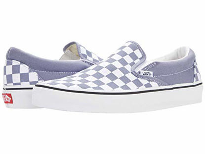 Picture of Vans Men's Classic Slip On, (Checkerboard) Blue Granite/True White, Size 5.5 - Size: 5.5