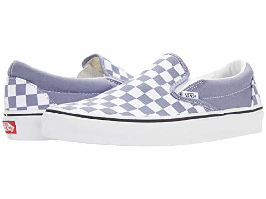 Picture of Vans Men's Classic Slip On, (Checkerboard) Blue Granite/True White, Size 5 - Size: 5