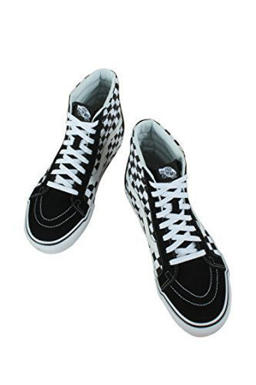 Picture of Vans Unisex Checkerboard SK8-Hi Reissue Black/True White/Check Sneaker - 10 - Size: 11.5 Women/10 Men