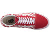 Picture of Vans Old Skool Primary Checker Racing RED/White Size 12.5 M US Women / 11 M US Men - Size: 12.5 Women/11 Men