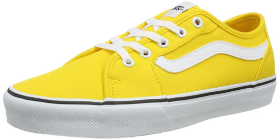 Picture of Vans Women's Sneaker Trainers, Canvas Freesia White, 10 - Size: 10