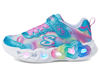 Picture of Skechers Kids Girls Infinite Heart Lights Sneaker, Turquoise/Multi, 11 Little Kid - Size: 11 Little Kid