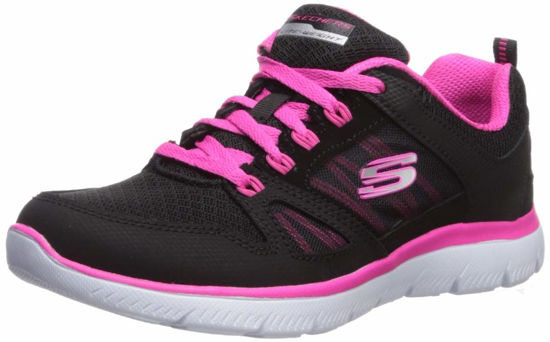 Picture of Skechers womens Summits - New World Sneaker, Black/Pink, 7 US - Size: 7