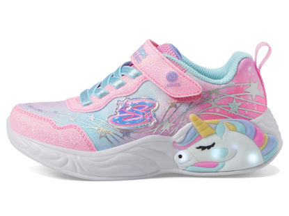 Picture of Skechers Kids Girls Unicorn Dreams Sneaker, Pink/Turquoise, 10.5 Little Kid - Size: 10.5 Little Kid