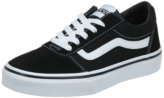 Picture of Vans Men's Ward Sneaker, Black Suede Canvas Black White C24, 16 - Size: 16