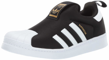 Picture of adidas Originals unisex child Superstar 360 Sneaker, Black/White/Gold Metallic, 7.5 Toddler US - Size: 7.5 Toddler