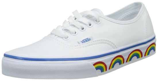 Picture of Vans Women's Low-Top, Rainbow Tape True White, EUR 38 - Size: eur 38