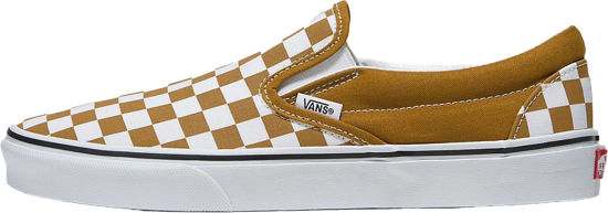 Picture of Vans Women's U Classic Slip-On Sneakers, FatalFloralGoldenBrown, 7 Medium US - Size: 7