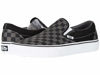 Picture of Vans Unisex Adults’ Classic Slip On Trainers Black/Pewter - Size: 13.5 Women/12 Men