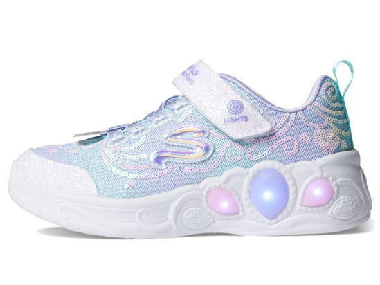 Picture of Skechers Kids Princess Wishes Sneaker, Lavender/Multi, 13 US Unisex Little Kid - Size: 13 Little Kid