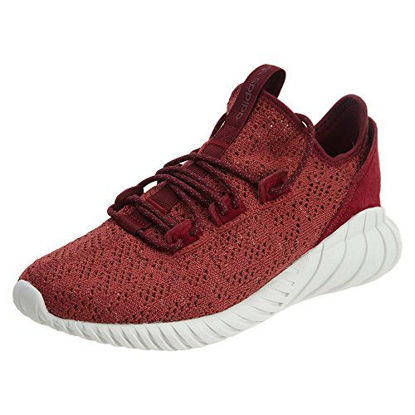 Picture of adidas Tubular Doom Sock Primeknit Mystery Red/Collegiate Burgundy/Crystal White 4 D (M) - Size: 4