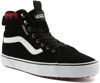 Picture of Vans Men's Hi-Top Trainers Sneaker, Suede Black Red Plaid, 9.5 - Size: 9.5