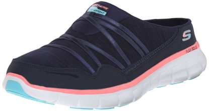 Picture of Skechers Sport Women's Air Streamer Fashion Sneaker,Navy/Pink,7 M US - Size: 7