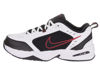 Picture of Nike Air Monarch IV Training Shoe (4E) - White/Black/Varsity Red, Size 9 US - Size: 9