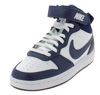 Picture of Nike Boy's Court Borough Mid 2 (Little Kid), White/Blue Void/Signal Blue, 1.5 M US - Size: 1.5 Little Kid