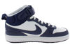 Picture of Nike Boy's Court Borough Mid 2 (Little Kid), White/Blue Void/Signal Blue, 1.5 M US - Size: 1.5 Little Kid