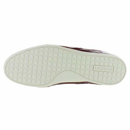 Picture of Lacoste Men's Chaymon Sneaker Dark red/Off White 9 Medium US - Size: 9 M US