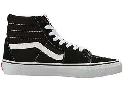 Picture of Vans Sk8-Hi Black White Skate VN-0D5IB8C Mens US 7 - Size: 8.5 Women/7 Men