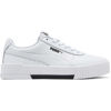 Picture of PUMA girls Carina Sneaker, Puma White-puma White-puma Black, 6 Big Kid US - Size: 6 Big Kid