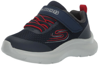 Picture of Skechers Boy's Skech Fast-Brisk Buddies Sneaker, Navy/Red, 6 Toddler - Size: 6 Toddler