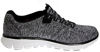 Picture of Skechers Synergy Beyond words Womens Fashion Sneaker, Black/White/Silver, 7.5 US - Size: 7.5 M US