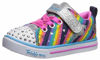 Picture of Skechers Kids Girl's Sparkle Lite Magical Rainbows 20275L (Little Kid/Big Kid) Navy/Multi 1.5 Little Kid M - Size: 1.5 Little Kid