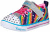 Picture of Skechers Kids Girl's Sparkle Lite Magical Rainbows 20275L (Little Kid/Big Kid) Navy/Multi 1.5 Little Kid M - Size: 1.5 Little Kid