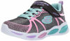 Picture of Skechers Kids Girls' Shimmer Beams-Sporty Glow Sneaker, Black/Multi, 11.5 Medium US Little Kid - Size: 11.5 Little Kid