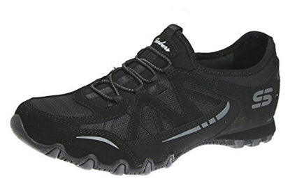 Picture of Skechers Bikers Carry On Women's Fashion Sneakers, Black Charcoal, 9 US - Size: 9 M US