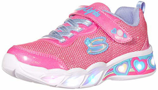 Picture of Skechers girls Sport Lighted, Lighted Footwear, Lighted, Lighted Sneaker, Pink/Multi, 1.5 Little Kid US - Size: 1.5 Little Kid