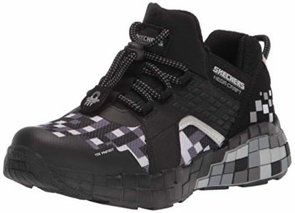 Picture of Skechers boys Mega-craft-cubozone Sneaker, Black/Charcoal, 2 Little Kid US - Size: 2 Little Kid