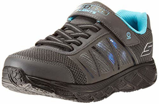 Picture of Skechers boys Lighted, Lighs, Lighted, Sport Lighted Sneaker, Charcoal/Black, 13 Little Kid US - Size: 13 Little Kid