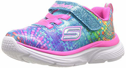 Picture of Skechers Kids Girls' Wavy Lites Sneaker, Multi, 3.5 Medium US Big Kid - Size: 3.5 Big Kid