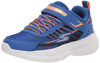 Picture of Skechers Kids Boy's SNAP Sprints 2.0 Sneaker, Blue/Orange, 3 Little Kid - Size: 3 Little Kid