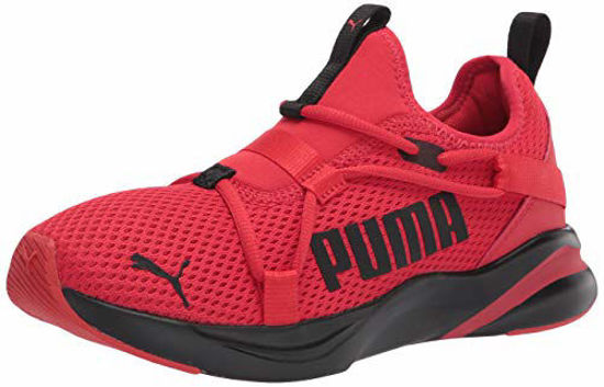 Picture of PUMA Softride Rift Slip On Running Shoe, High Risk Red Black, 7 US Unisex Big Kid - Size: 7 Big Kid