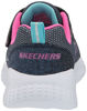 Picture of Skechers Kids Girls 302455L Sneaker, Navy/Multi, 4 Big Kid - Size: 4 Big Kid