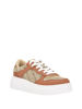 Picture of GUESS Cleva Logo Low-Top Sneakers Medium Brown - Size: 6