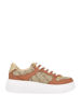 Picture of GUESS Cleva Logo Low-Top Sneakers Medium Brown - Size: 6