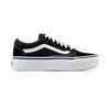 Picture of Vans Women's's Old Skool Platform Trainers, (Black/White Y28), 9 UK 43 EU - Size: 5